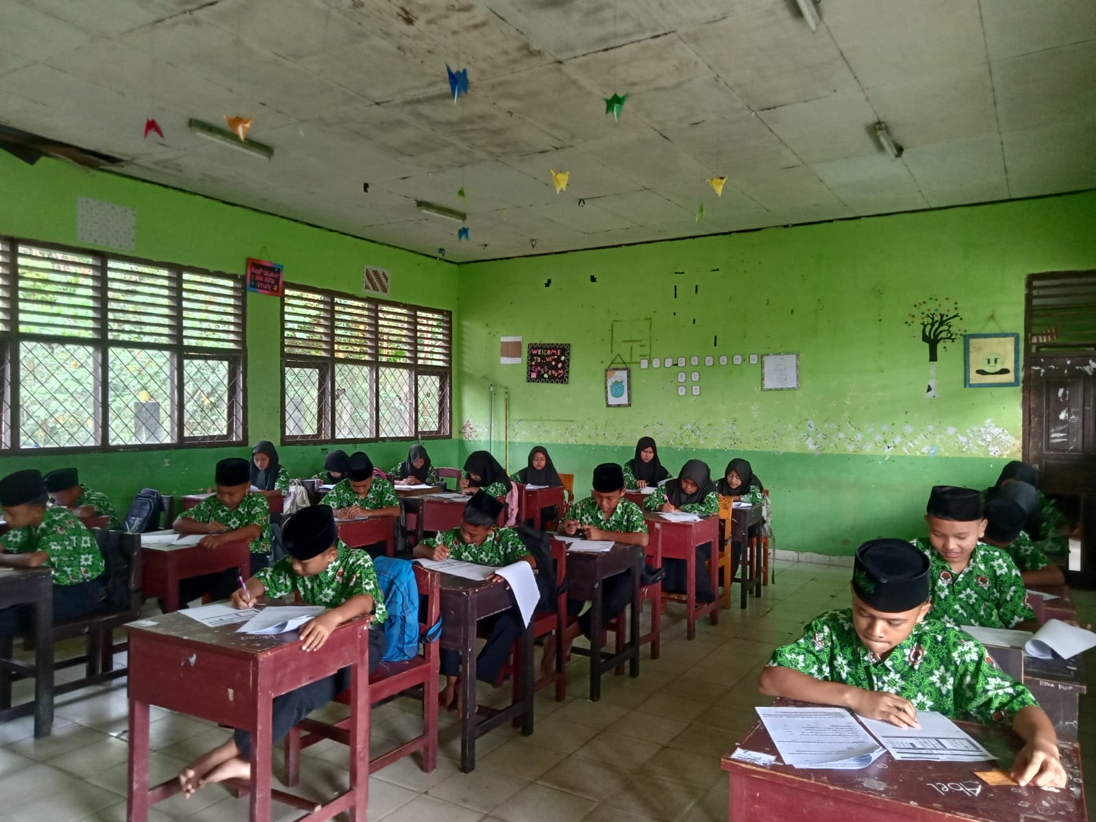 KEGIATAN ASESMEN SUMATIF AKHIR SEMESTER GENAP  MTs NEGERI 3 SAROLANGUN. 